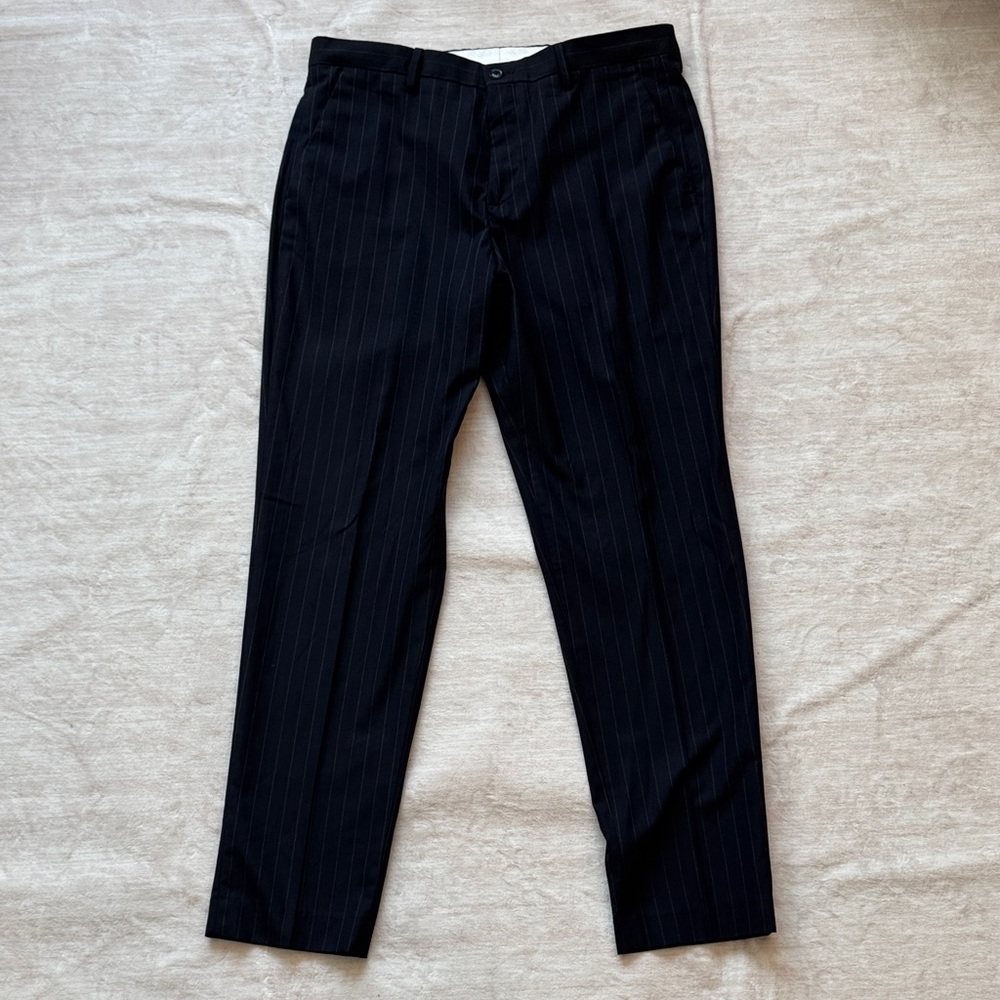Zara Black Pinstripe Men's Dress Pants
